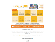 Tablet Screenshot of essentiallocal.com